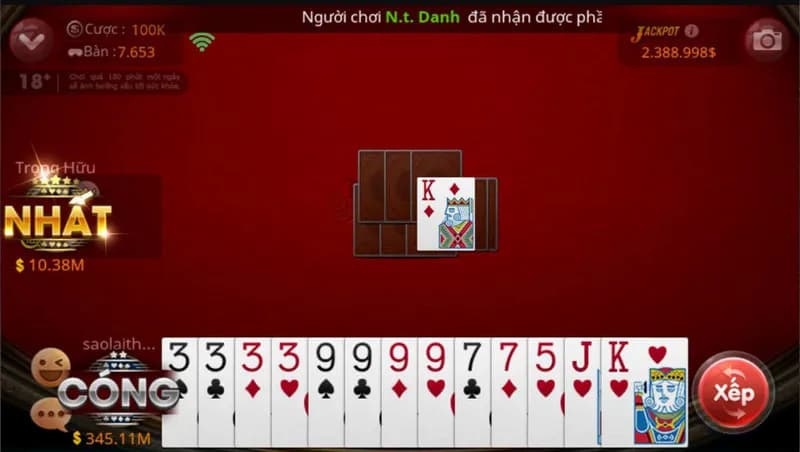 Sâm Go88: Hướng dẫn cách chơi chi tiết cho tân thủ 6 Chặt heo khi có cơ hội