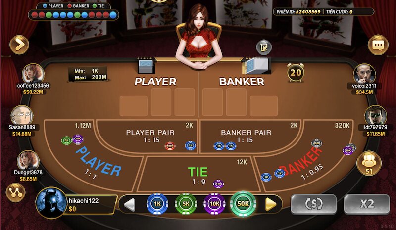 Baccarat Go88: Game đánh bài được yêu thích vì dễ chơi 6 Đặt cược tại cửa Banker