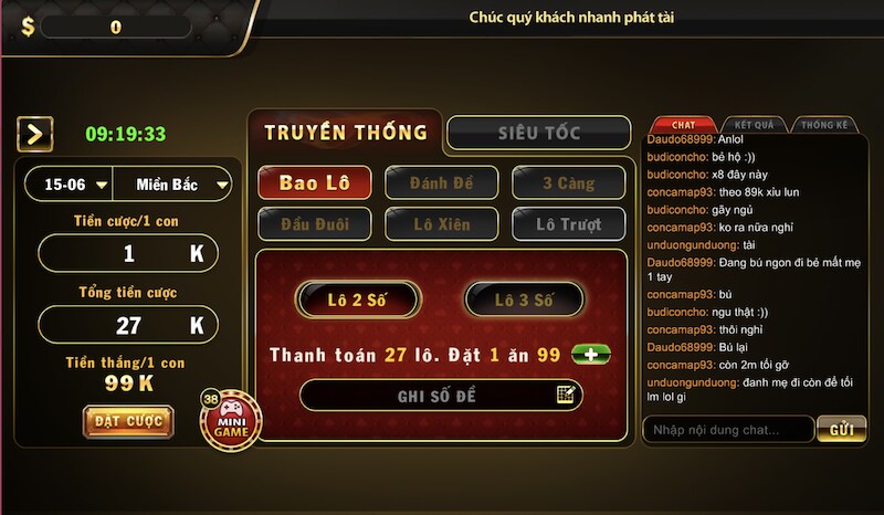 Lô đề Go88: Tựa game chơi quay số trúng thưởng khủng 3 Các loại lô đề online có trên Go88